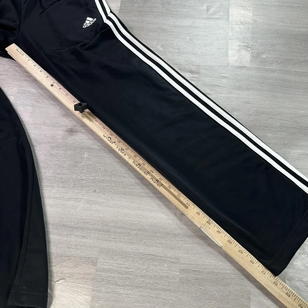 Adidas Primegreen Track Pants Mens Small Black 3 Stripe‎ Elastic Athletic H46110
